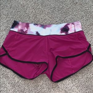 lululemon speed shorts